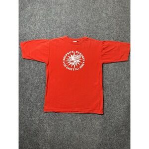 Mens Dropkick Murphys The Gang's All Here Red Punk T-Shirt Graphic,‎ Size M